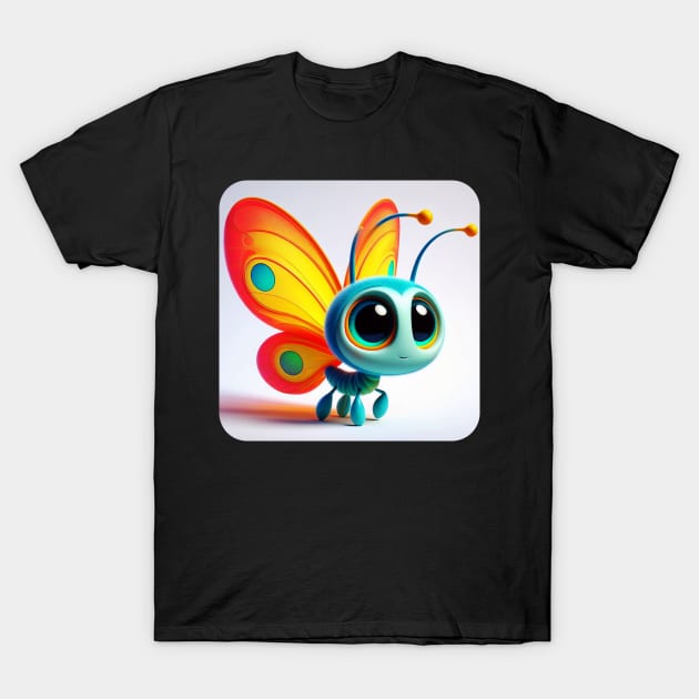 Animals, Insects and Birds - Butterfly #13 T-Shirt by The Black Panther